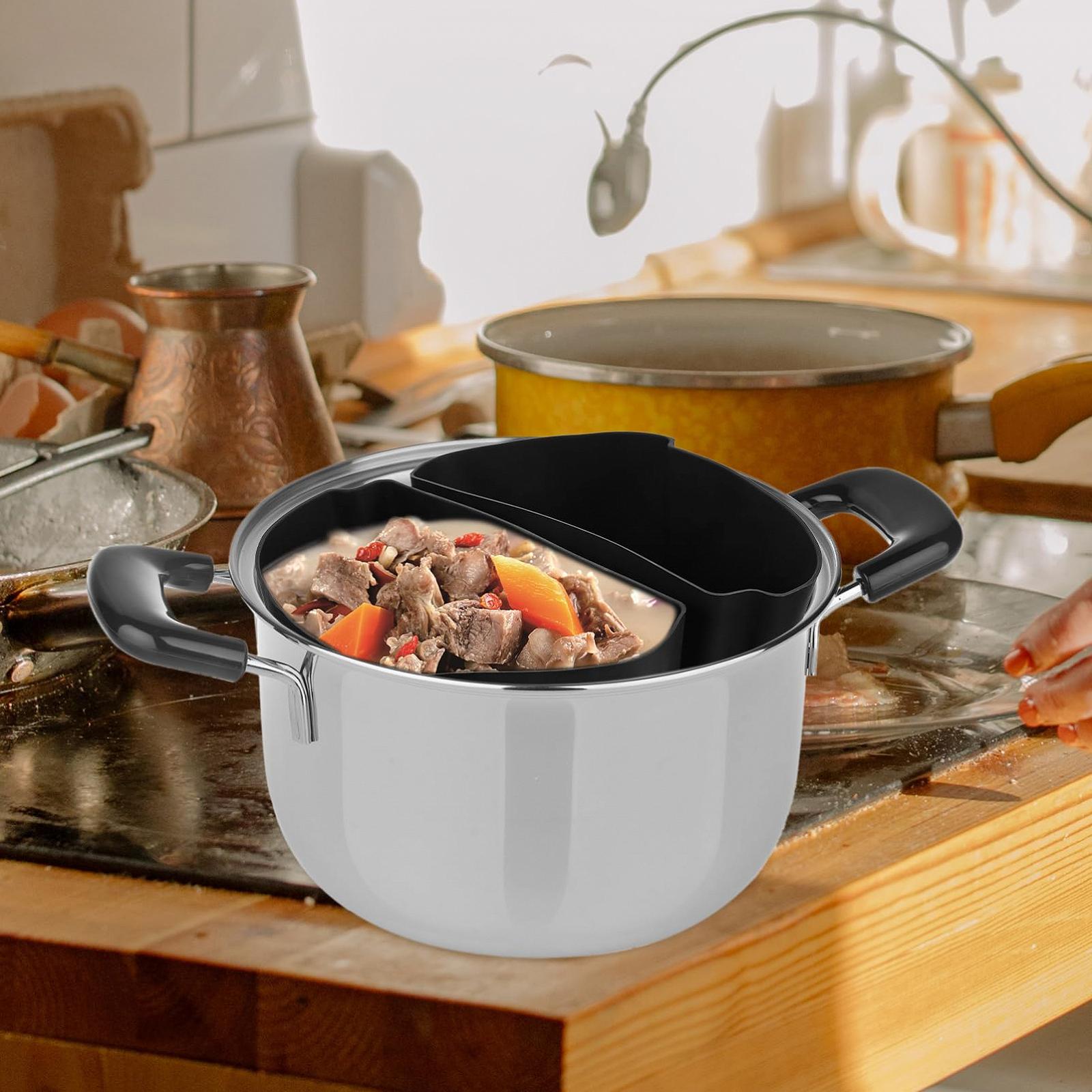 Вставка PRETYZOOM Пот 1 набор силиконовых вкладышей для кухонной кастрюли, фото №5 Вставка PRETYZOOM Пот 1 набор силиконовых вкладышей для кухонной кастрюли, фото №5