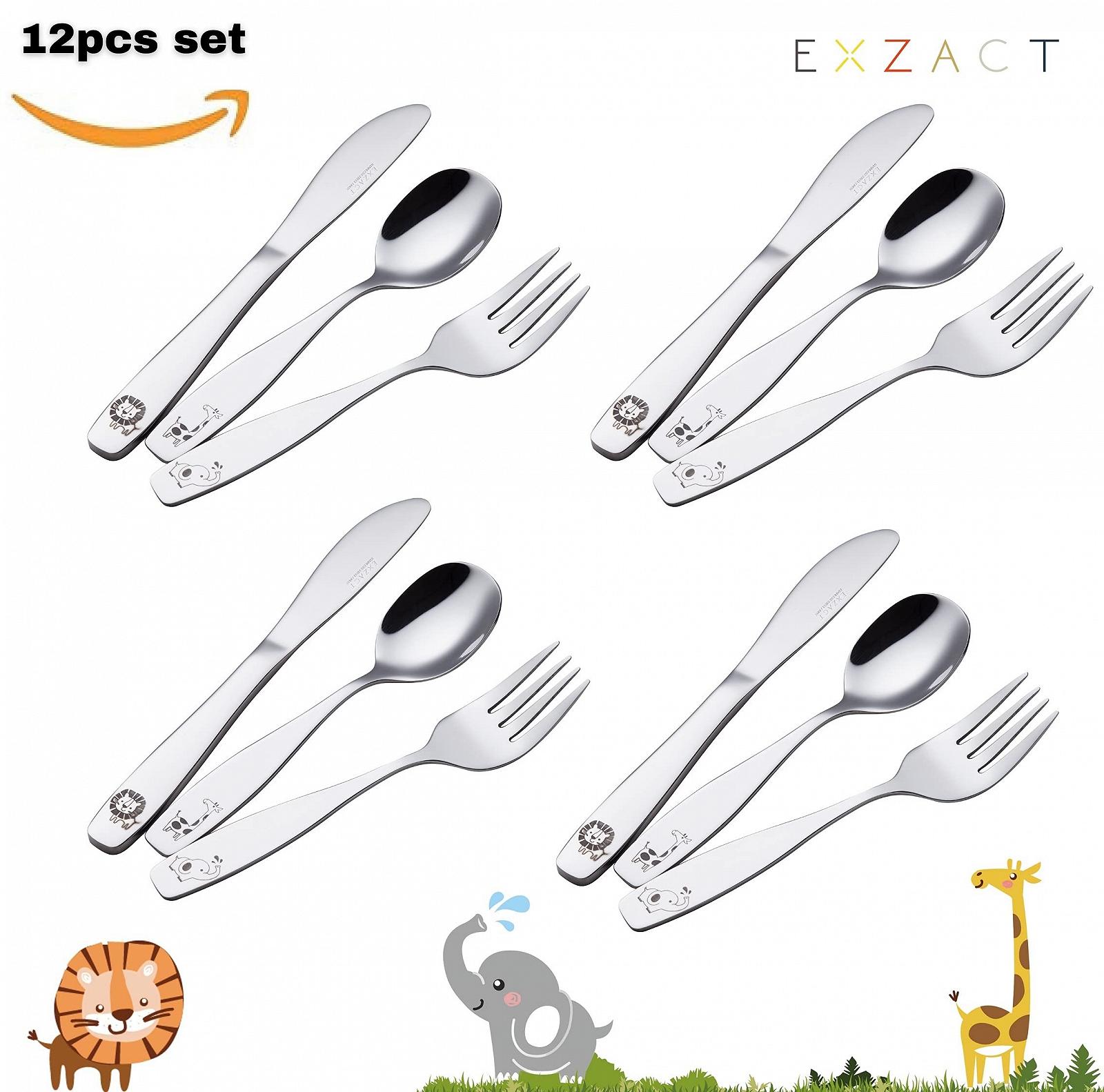 Набор Столовых Приборов EXZACT 12 предметов Нержавеющая сталь 18/10, фото №3