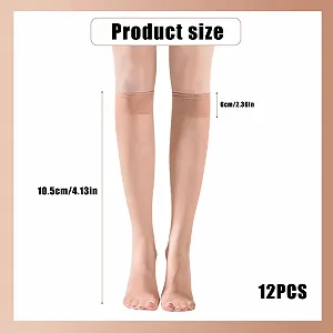 Шкарпетки гольфи жіночі з нейлону 12 пар, Універсальний розмір synthetic.ua - Фото 1