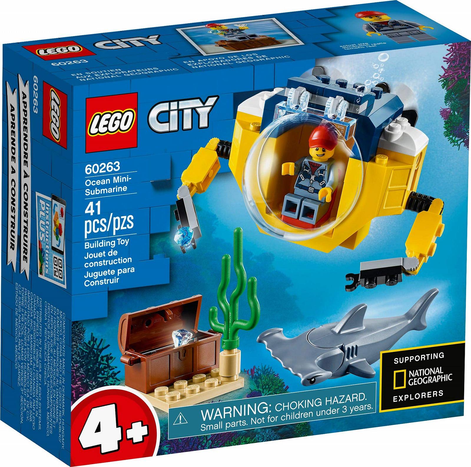 Набор Collectix Lego Мини-субмарина 60263 + Глубоководный дайвер 30370, фото №2 Набор Collectix Lego Мини-субмарина 60263 + Глубоководный дайвер 30370, фото №2