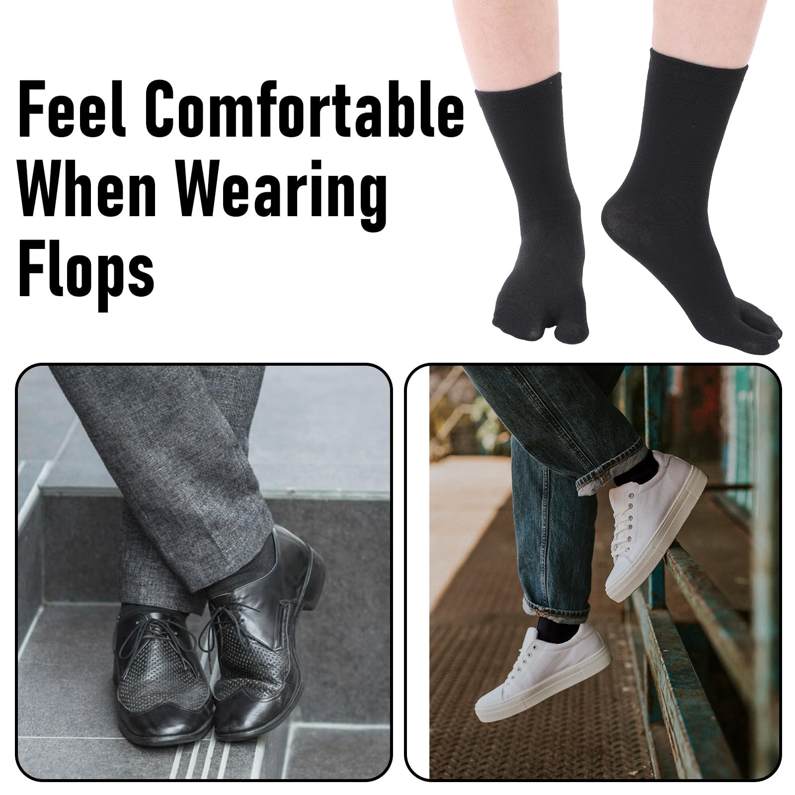 Шкарпетки TIESOME для в'єтнамок 4 пари, низькі, фото №5