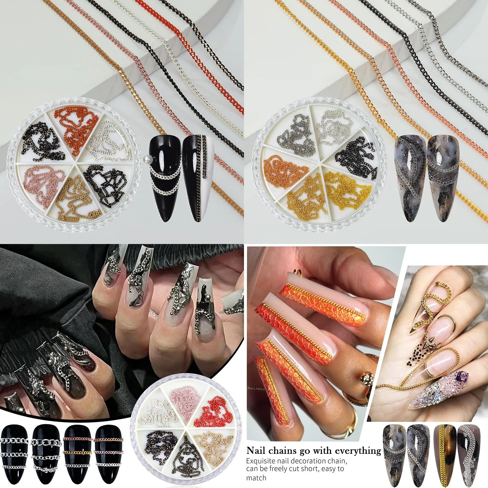 3D Металлическая Цепочка для Декорирования, фото №2