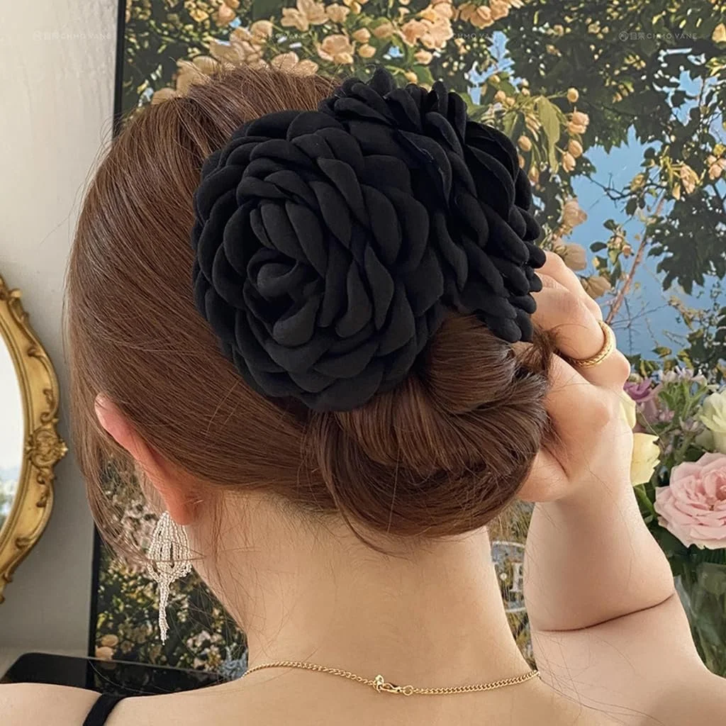 Заколка для волос Yjcnelcr с розами для женщин, шпилька для волос, украшение для волос для девочек, фото №4