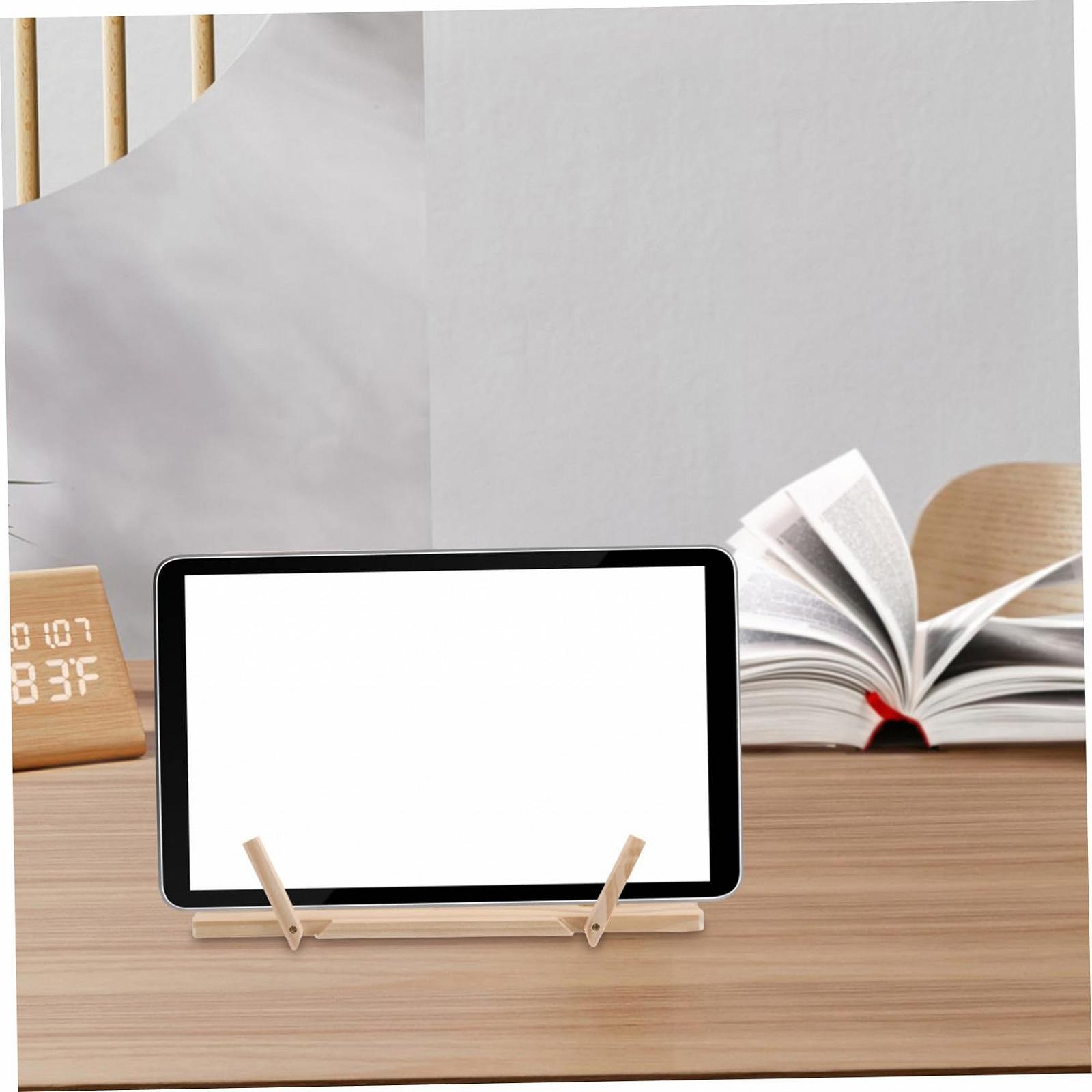 Регульована портативна дерев'яна підставка для ноутбука з ефективним відведенням тепла, фото №7