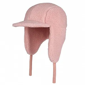 Шапка-ушанка Sleeping forest с ушками из овчины для улицы - Фото 1