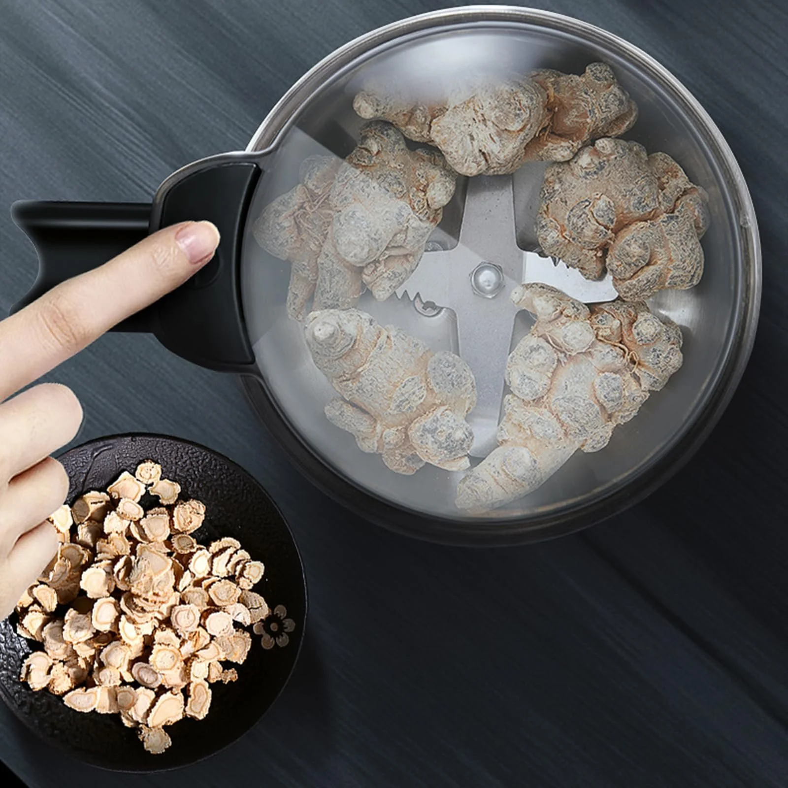 Электрическая кофемолка 300 мл Мини измельчитель специй Нержавеющая сталь для кофейных зерен, фото №6