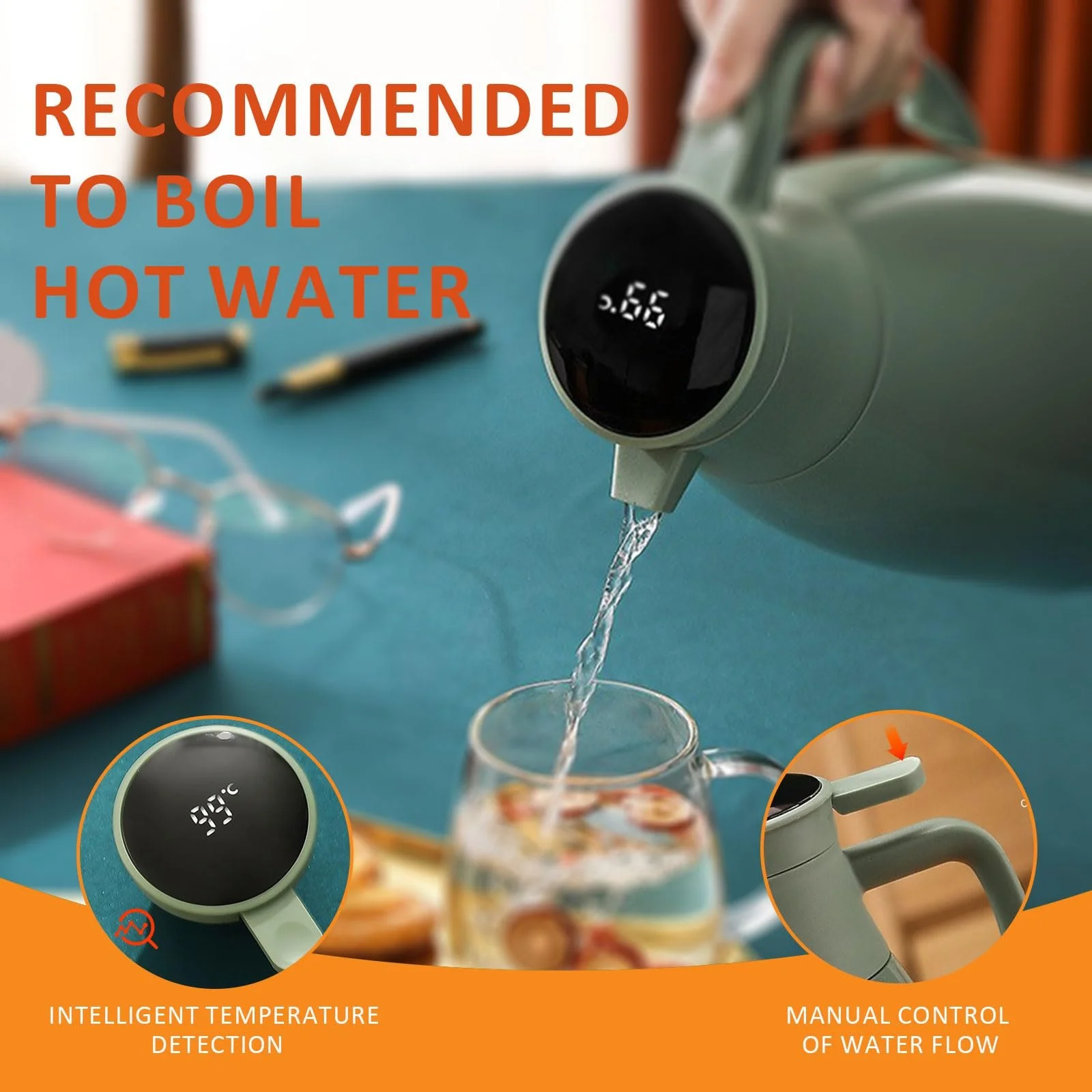 Термос-кавник 2L 6-шаровий Ізольований, фото №4