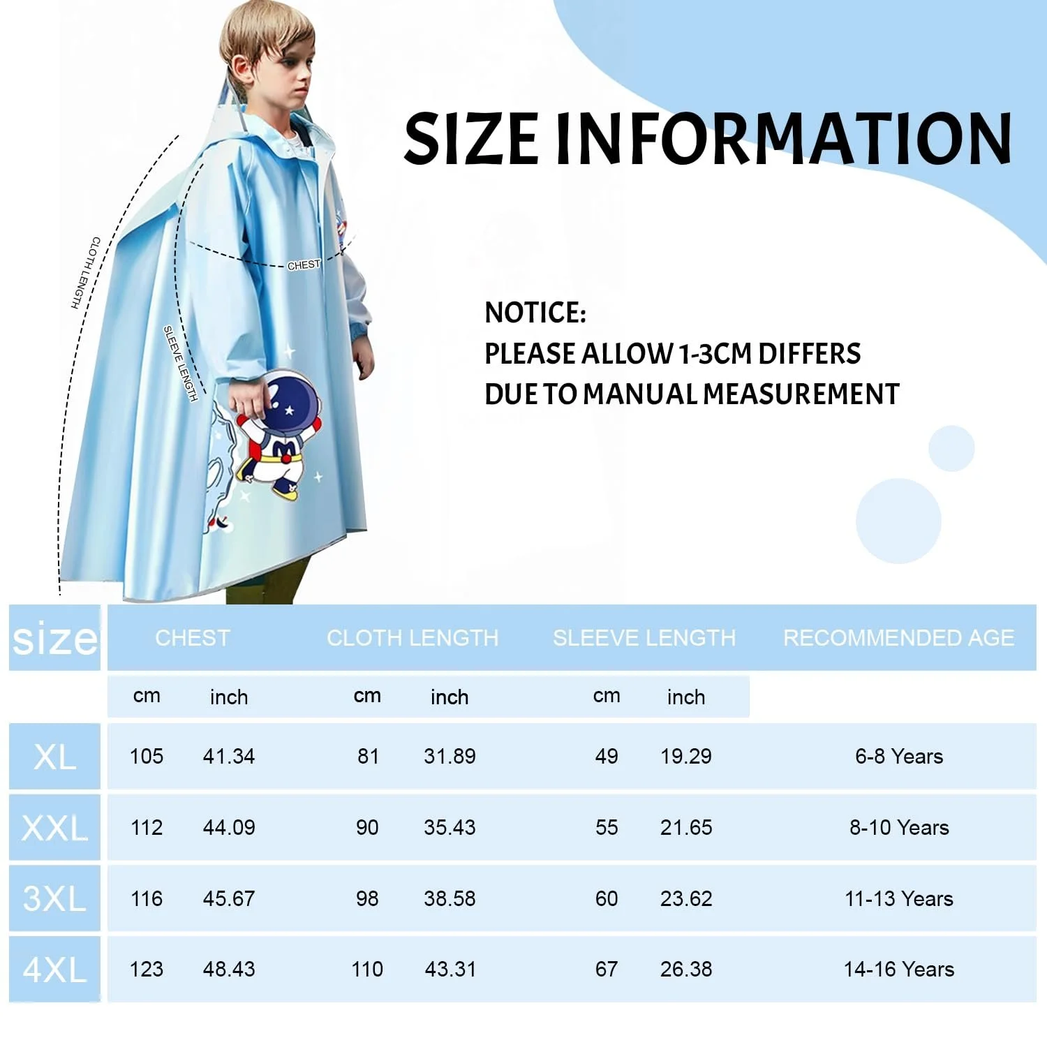 Дитяче пончо-дощовик Freiesoldaten водонепроникне багаторазове легке з чохлом для шкільної сумки, фото №5 Дитяче пончо-дощовик Freiesoldaten водонепроникне багаторазове легке з чохлом для шкільної сумки, фото №5