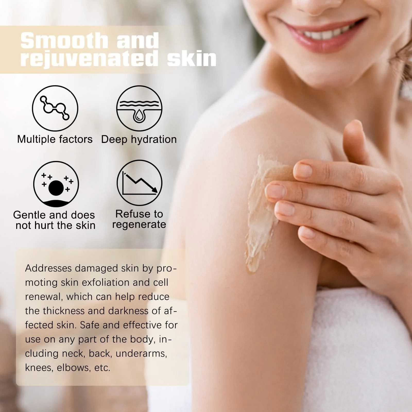 Лосьон для тела Vitalising, Молочко для тела, укрепляющее кожу, Увлажняющий лосьон для тела для заметно более эластичной кожи, Легкая текстура, Быстро впитывается, Питательные масла, фото №5