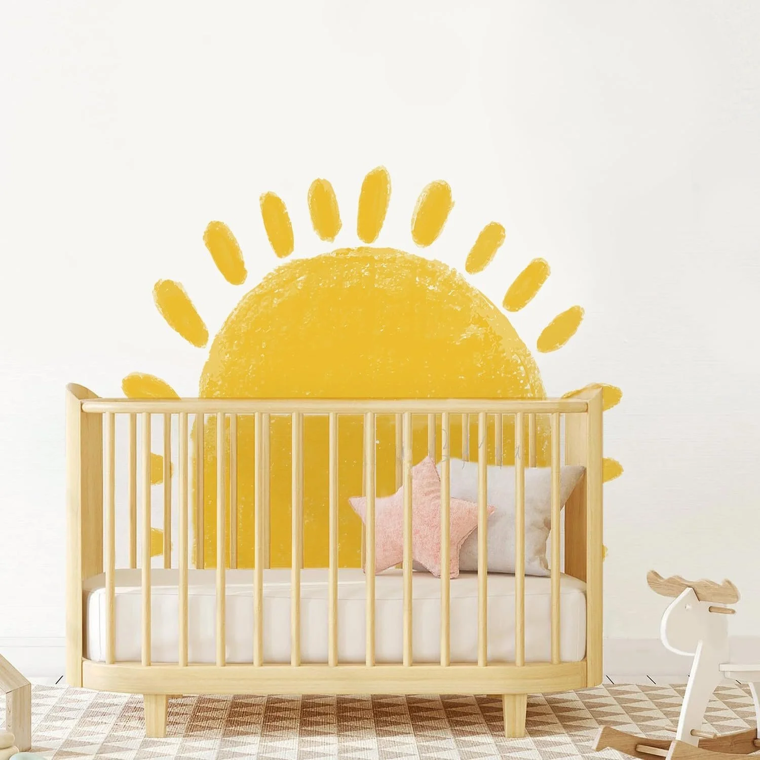 Наклейка на стіну Boho Сонце C-Sun Самоклейна 90 x 70 см, фото №3