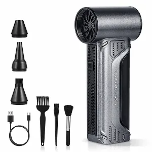 Електрична повітродувка Lychico 160 000 RPM 3 швидкості Акумуляторна 52 м/с Швидка зарядка 20W - Фото 1