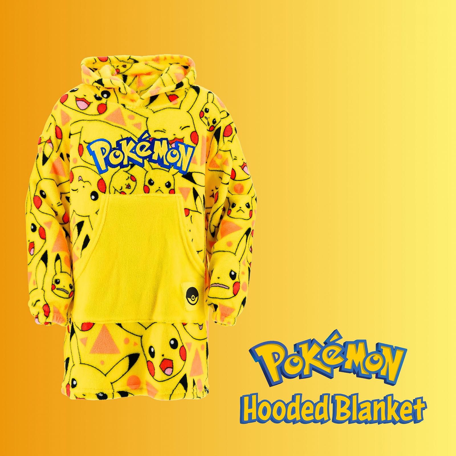 Толстовка для хлопчиків Pokemon з капюшоном, м'який флісовий плед, фото №2