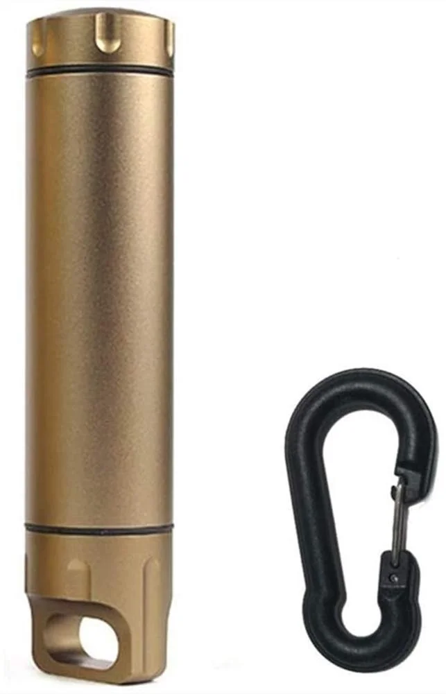 EDC Водонепроникна Капсула Великої Місткості Футляр для Таблеток Алюмінієвий, фото №1