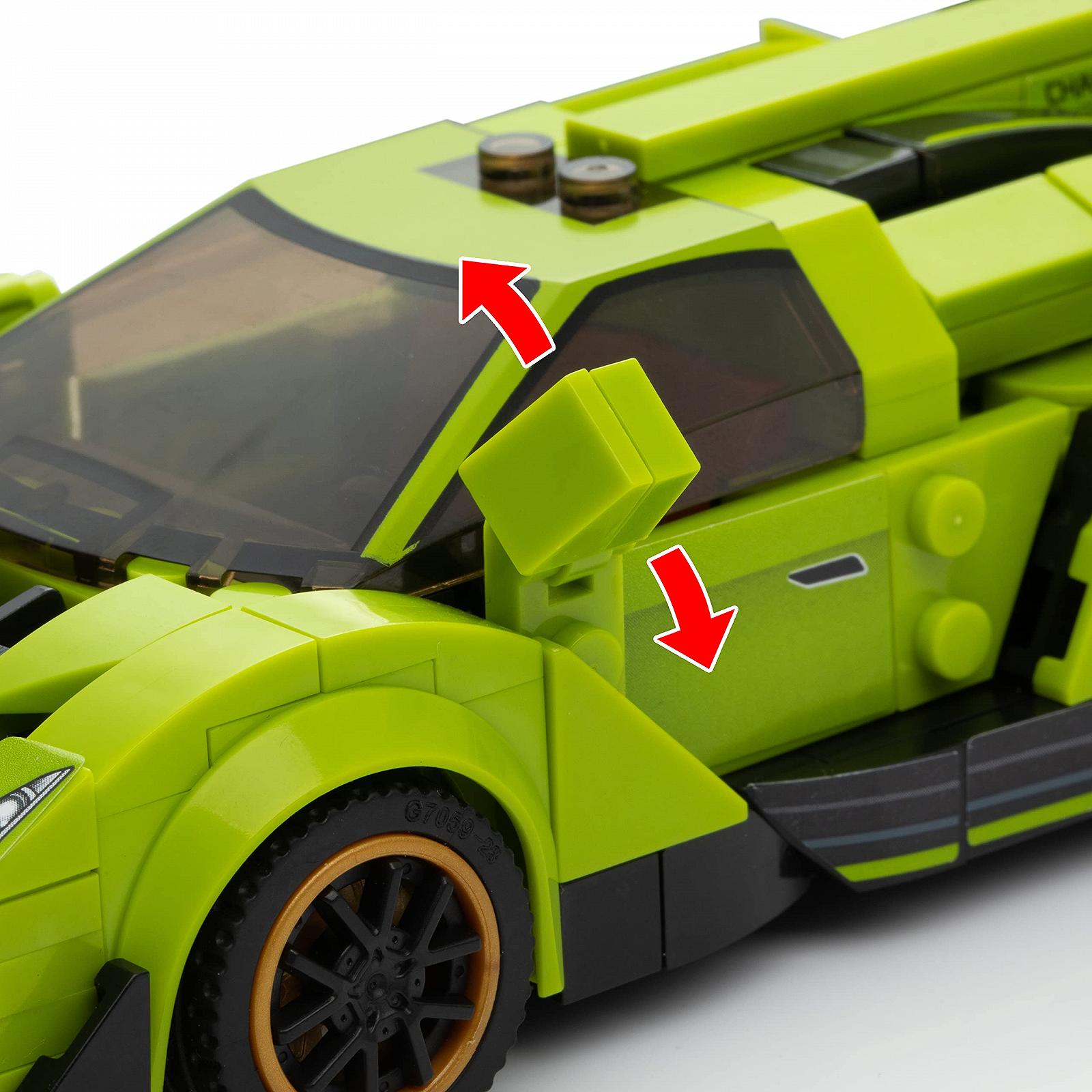 Набір Block Builder Lambo Racing Car Building Blocks 348 Pieces, фото №6