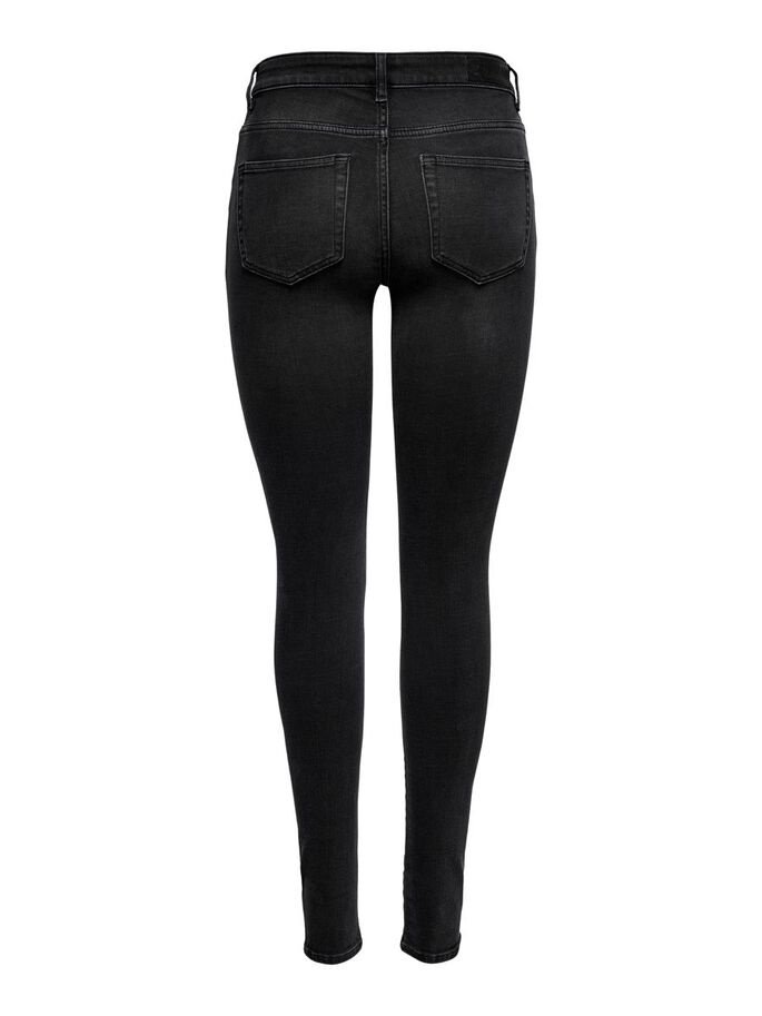 Джинсы ONLY LIFE MID SKINNY AGI 442 NOOS 15230042 Черный S, фото №2