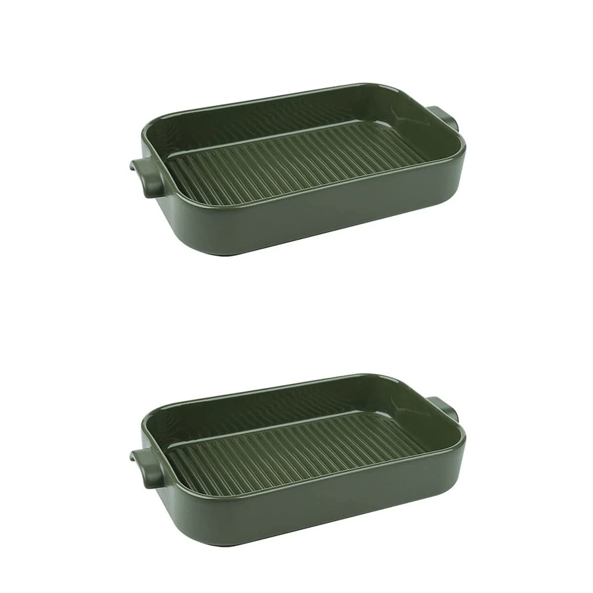 Форми для запікання керамічні Прямокутні з ручками (B), фото №1