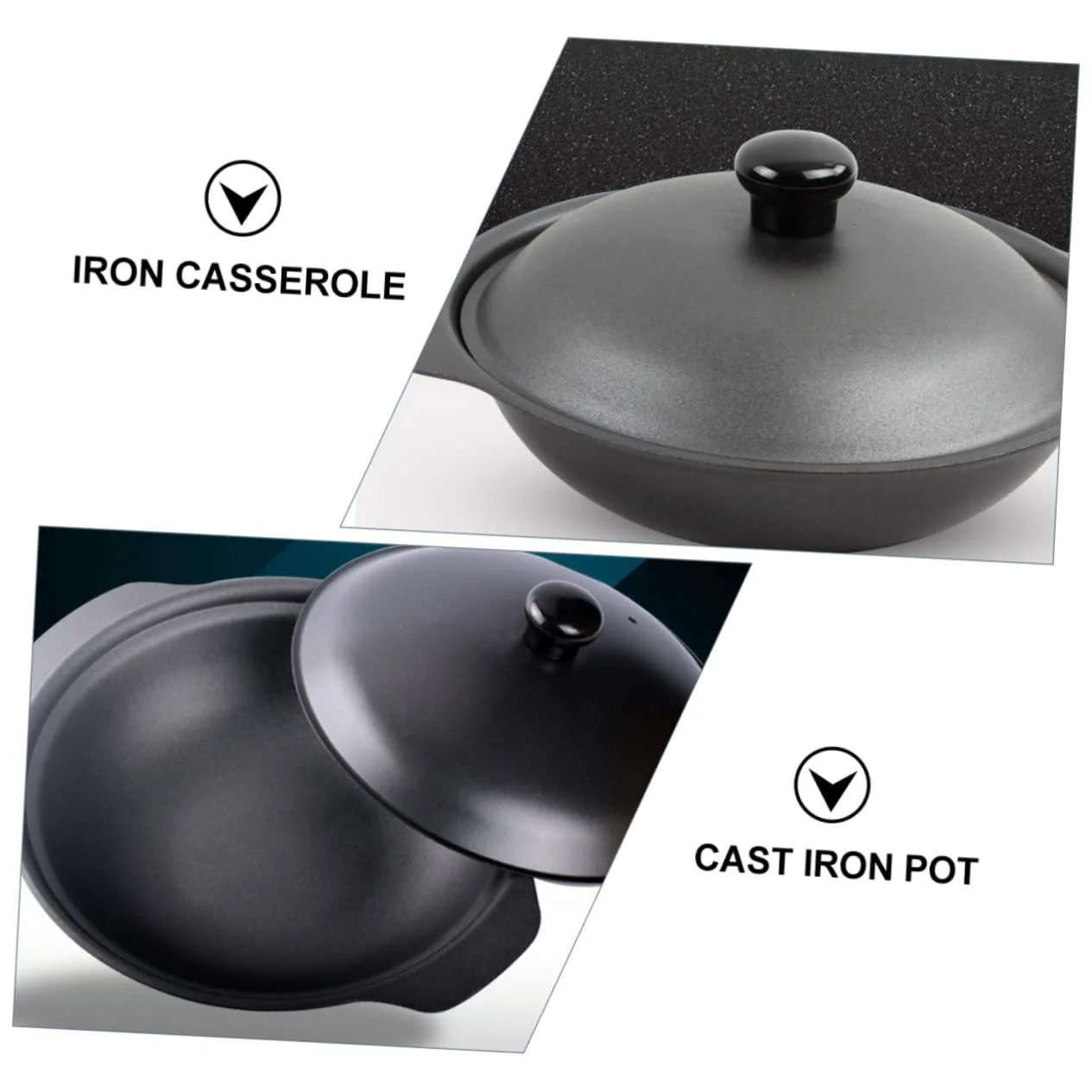 Горшок для риса VALICLUD чугунный с крышкой 18 см термостойкий, фото №8 Горшок для риса VALICLUD чугунный с крышкой 18 см термостойкий, фото №8