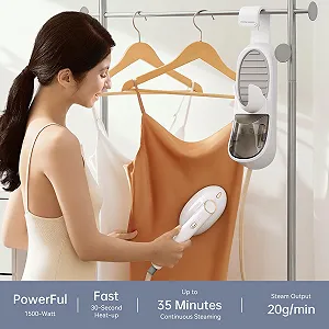 Вертикальный отпариватель 1500 Вт 400 мл Белый synthetic.ua - Фото 1