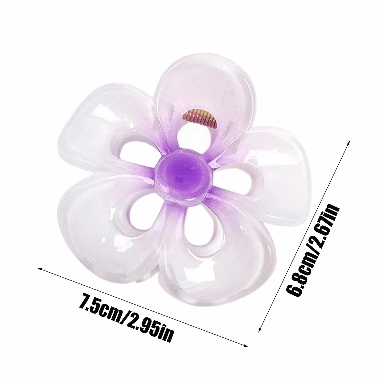 Заколка-краб для волос Euyehn Цветок Гавайский цветок Нескользящие Большие Женские для тропических волос, фото №5 Заколка-краб для волос Euyehn Цветок Гавайский цветок Нескользящие Большие Женские для тропических волос, фото №5