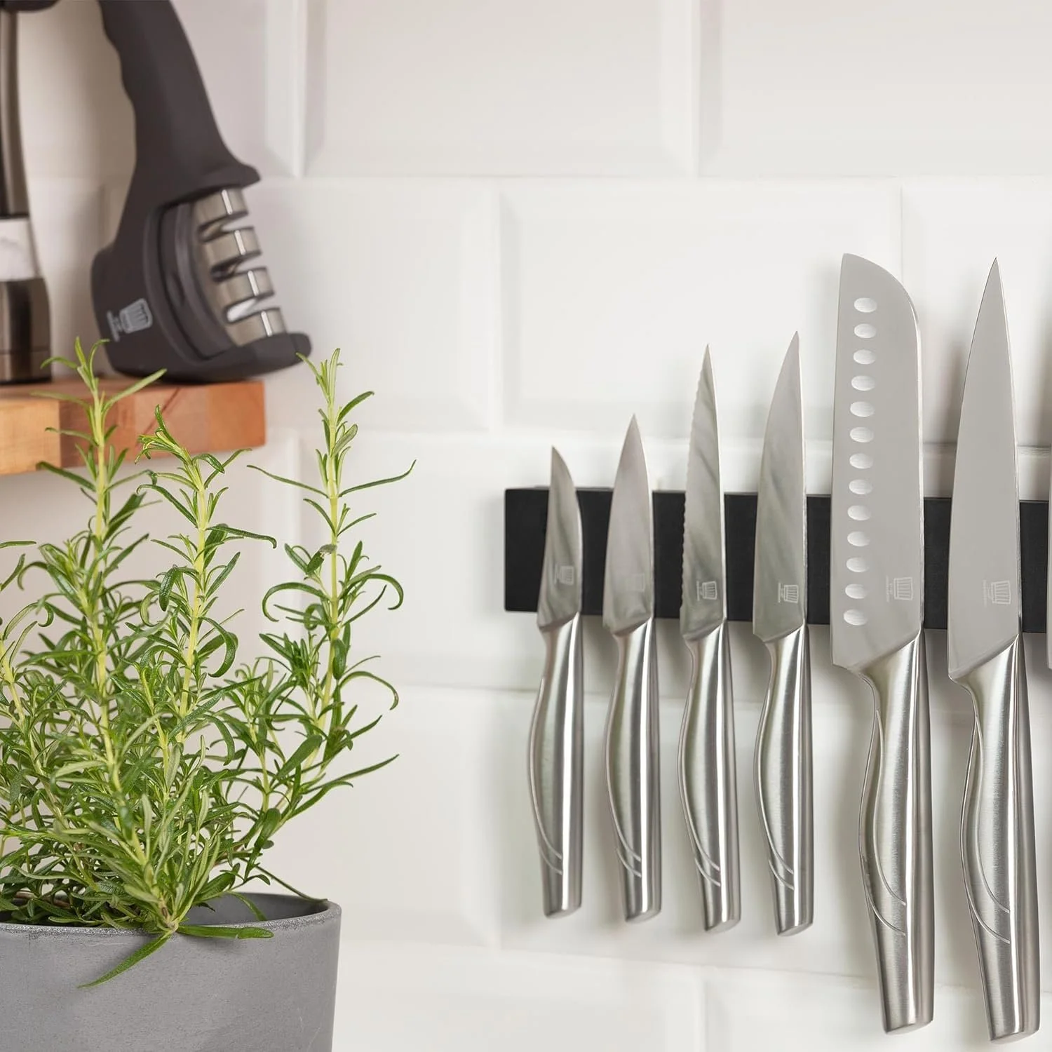 Точилка для ножів Chefkoch 210 x 50 x 75 мм Grey/Silver, фото №5