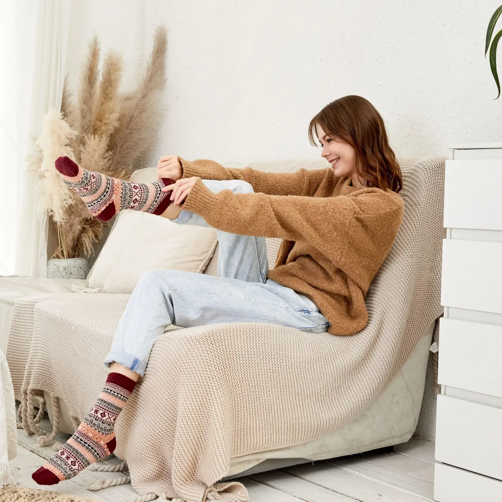 Вовняні шкарпетки Жіночі 5 пар, фото №4 Вовняні шкарпетки Жіночі 5 пар, фото №4