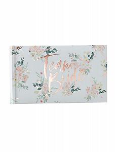 Фотоальбом Ginger Ray Pink Floral Hen Party - Розовое золото, фольга - Вмещает 50 фотографий - Фото 1