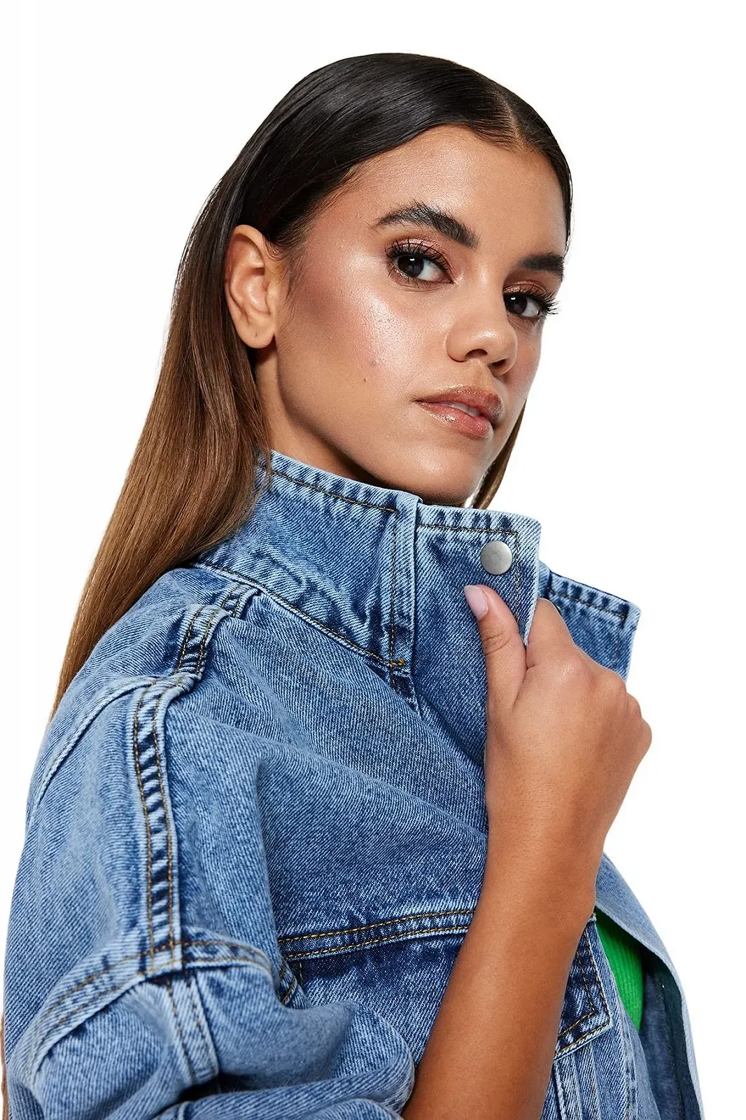 Жакет TRENDYOL Прямой Длинный Рукав, фото №2