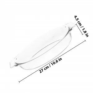 Форма для запекания стеклянная овальная с двумя ручками термостойкая synthetic.ua - Фото 1