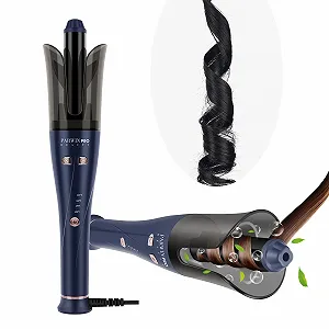 Автоматическая плойка PARWIN PRO BEAUTY 32 мм с керамическим покрытием 100-240 В 4 температурных режима 150-210°C звуковой сигнал 7 с синяя - Фото 1