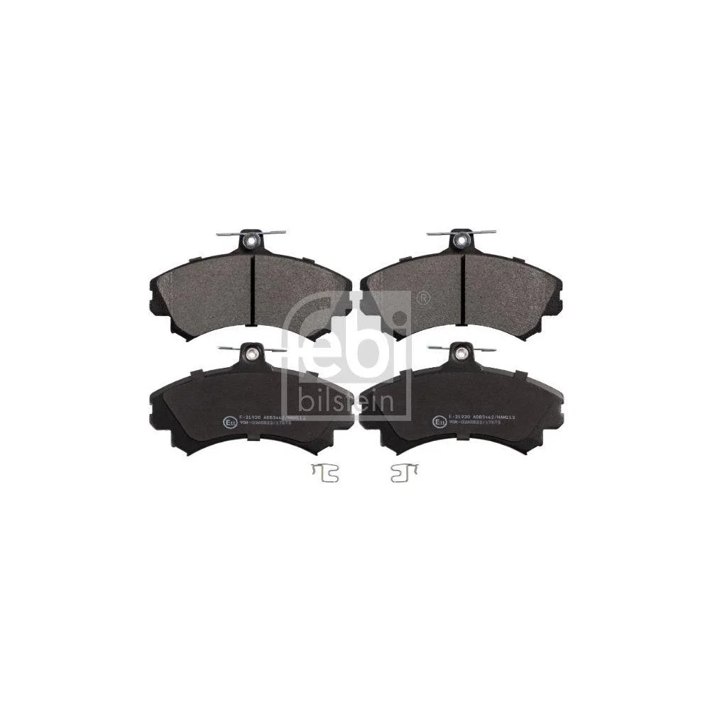 Комплект тормозных колодок, дисковый тормоз FEBI BILSTEIN 16213 для MITSUBISHI VOLVO PROTON, фото №2