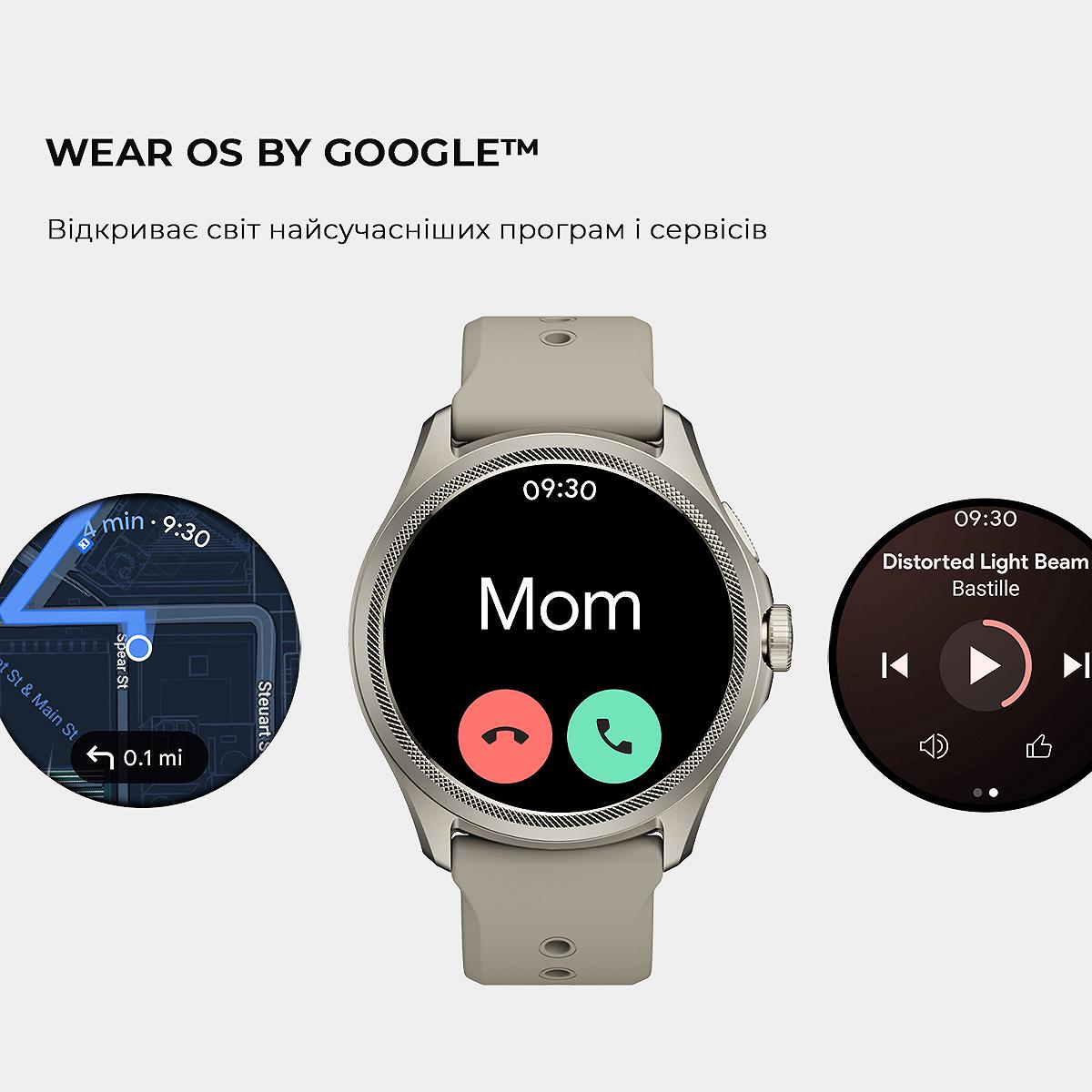 Розумний годинник MOBVOI TicWatch Pro 5 GPS Sandstone, фото №16