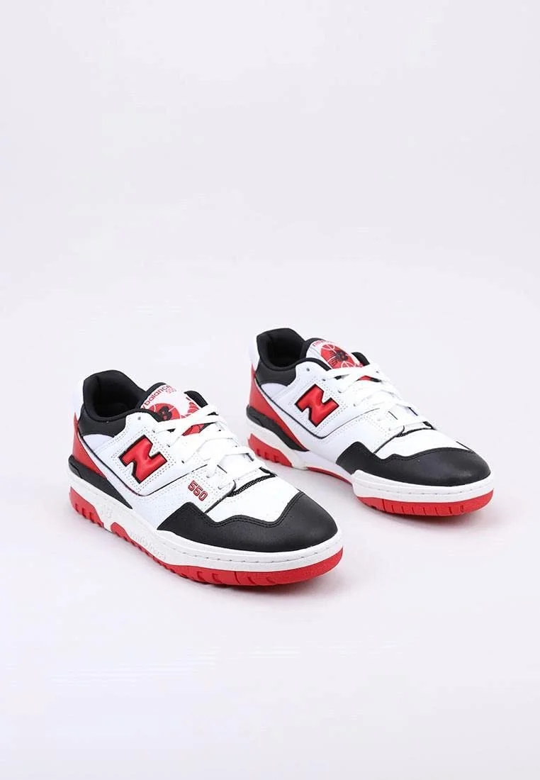 Кросівки New Balance 550 White Red Black, фото №3