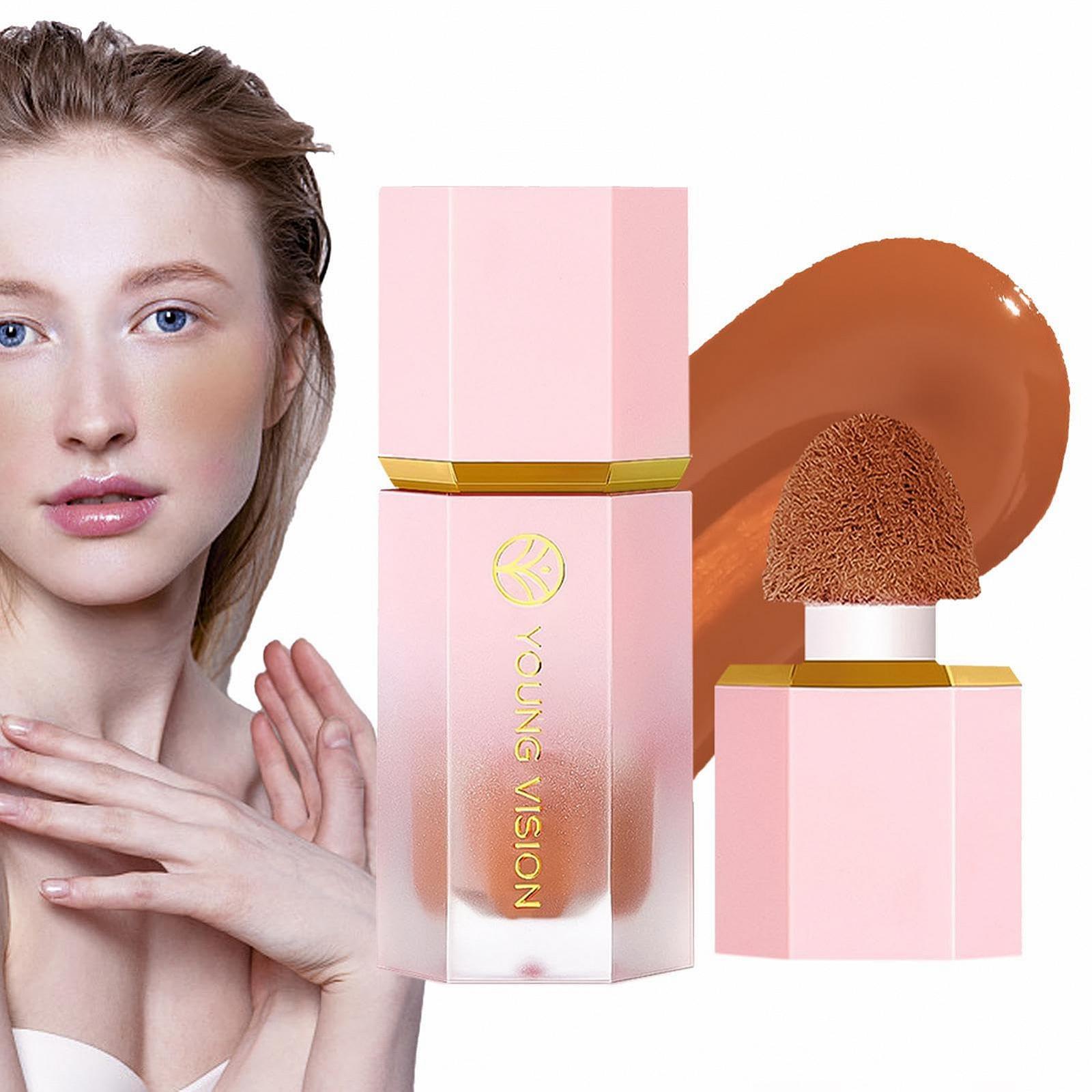 Кремові рум'яна Jextou - 8 кольорів портативні матові оксамитові рум'яна з вологим фінішем для щік, фото №6 Кремові рум'яна Jextou - 8 кольорів портативні матові оксамитові рум'яна з вологим фінішем для щік, фото №6