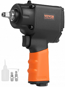 Пневматичний ударний гайковерт Vevor LZ-118 Чорно-помаранчевий - Фото 1