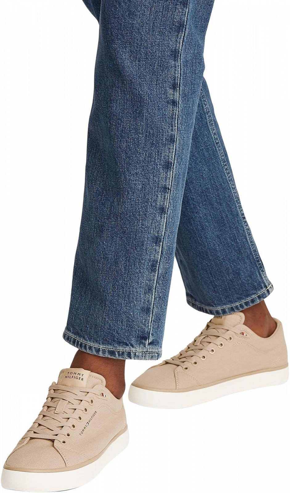 Кеди Tommy Hilfiger Core Canvas Vulcanized Sneaker Low Top, Сірий (Overcast Grey), 44, фото №6