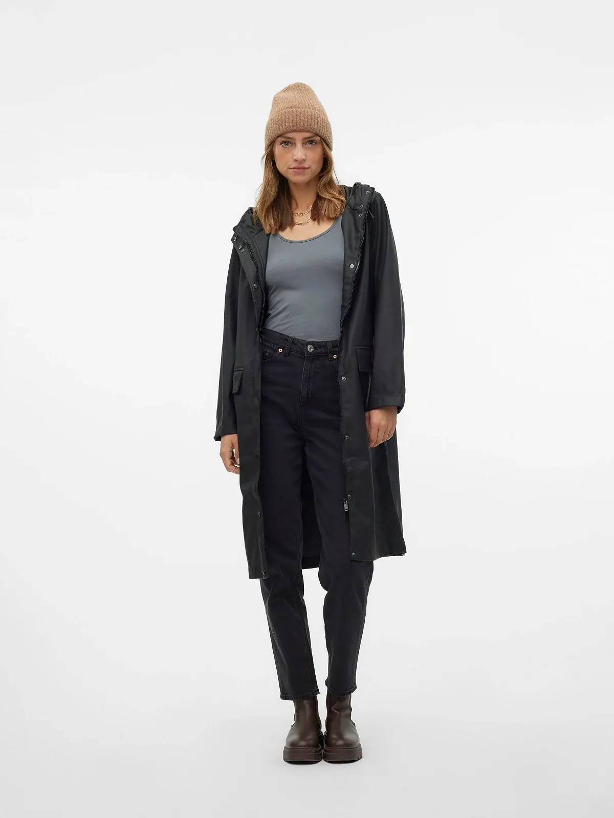 Пальто VERO MODA Vmmalou Coated Noos, фото №4 Пальто VERO MODA Vmmalou Coated Noos, фото №4