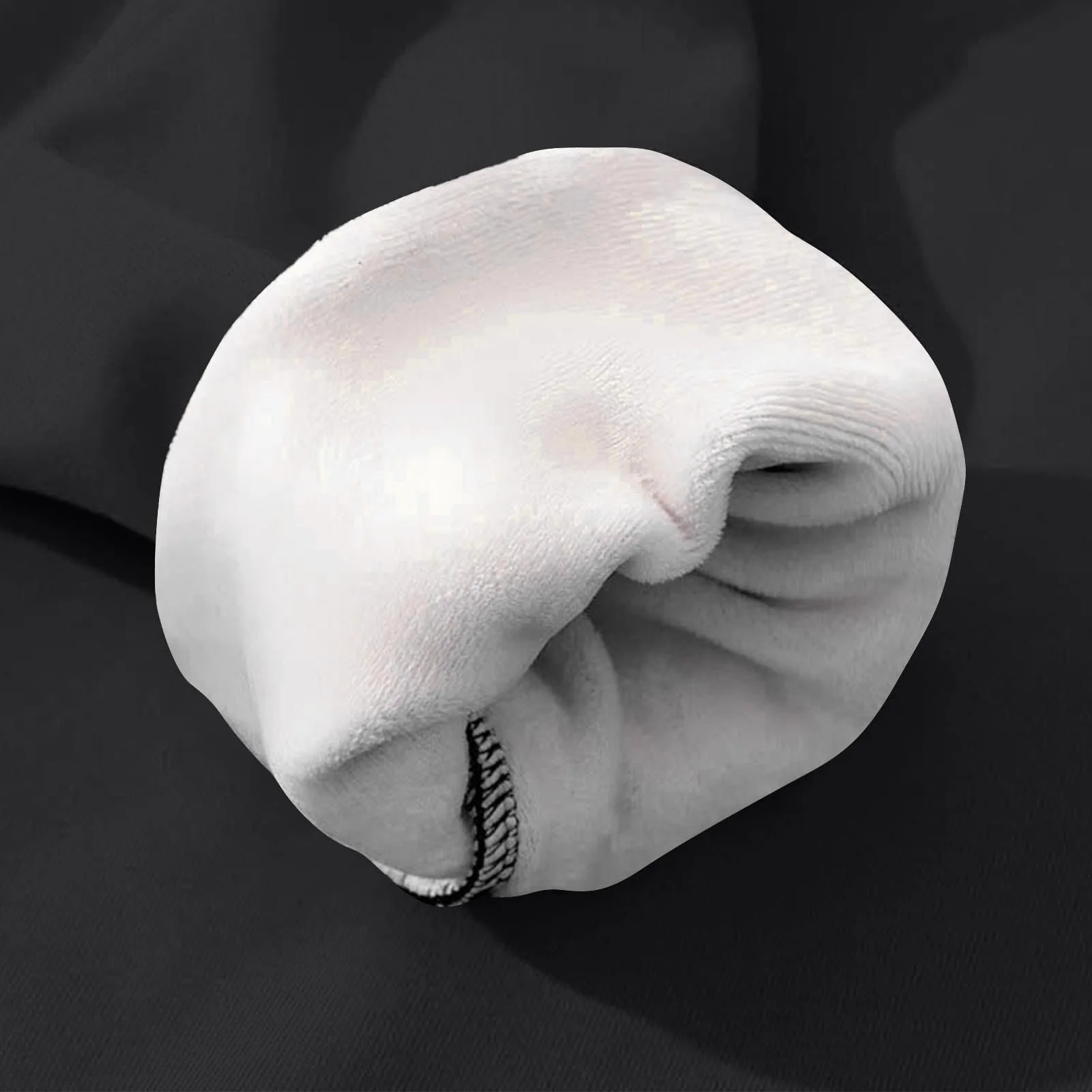 Світшот Generisch однотонний флісовий пуловер для дівчат, великий розмір, з круглим вирізом, спортивний, зручний, з довгими рукавами, бавовняний верх, ребристий поділ, класичний верх, фото №6