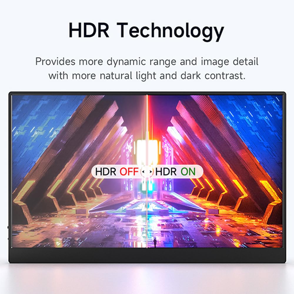 Монитор Docooler Portable 15 дюймов FHD1080P IPS с встроенными динамиками, фото №3