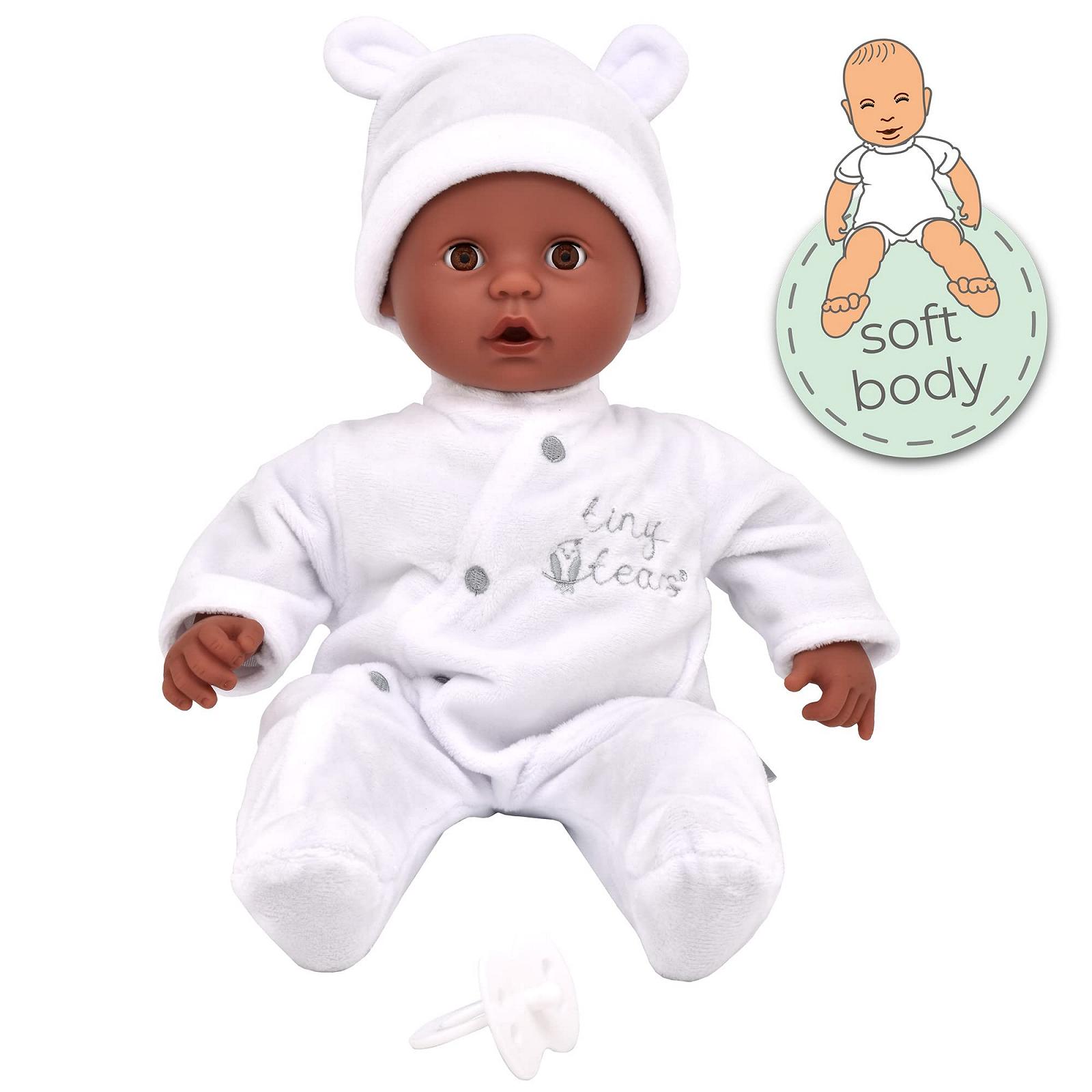 Лялька John Adams Tiny Tears Baby Soft 38 см м’яке тіло білий одяг, фото №4