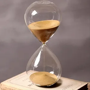 Пісочний годинник Glass Hourglass 60 хвилин Скляний 1 година - Фото 1
