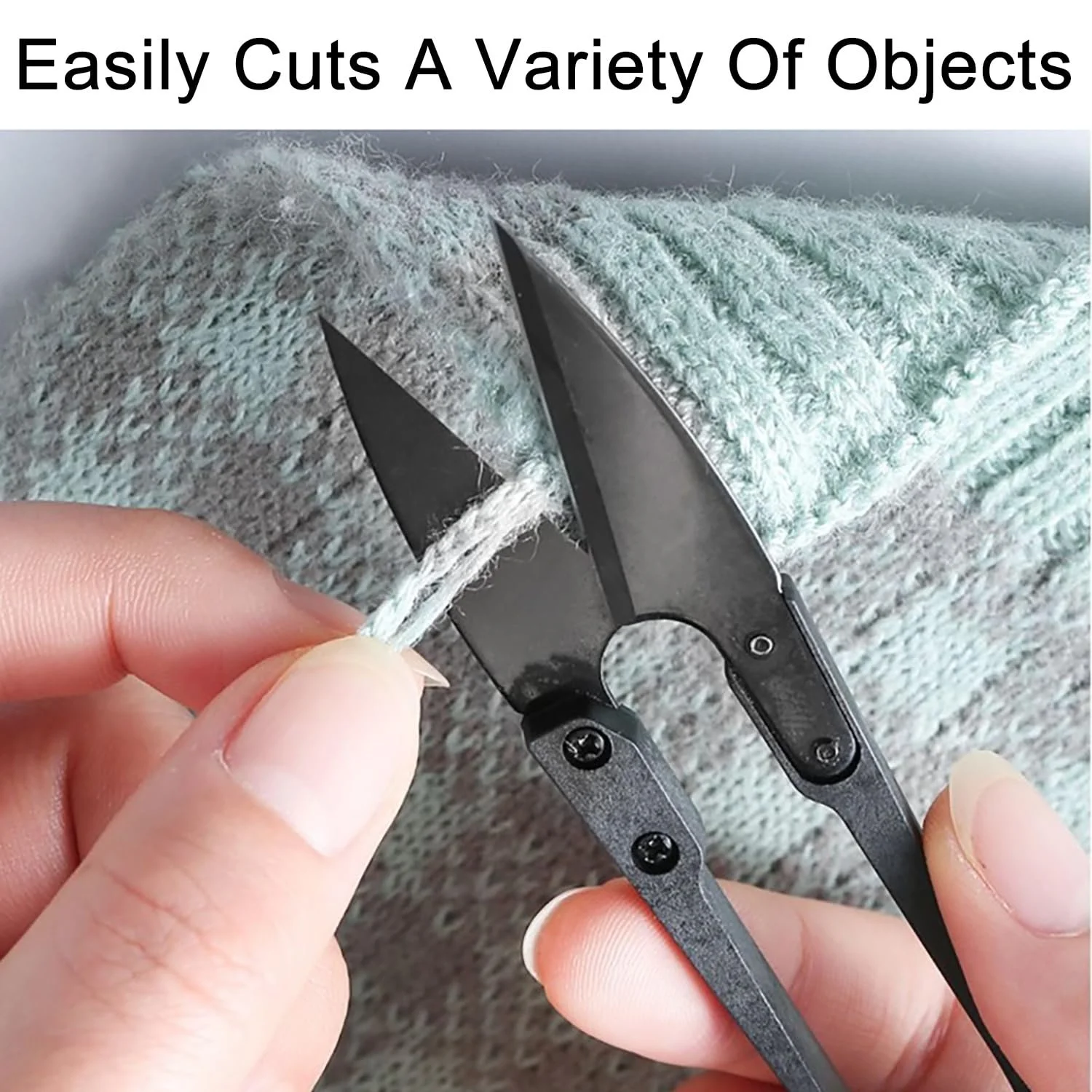 Ножиці для обрізки iCovalescent 5 шт., сталь нержавіюча, чорний, фото №4