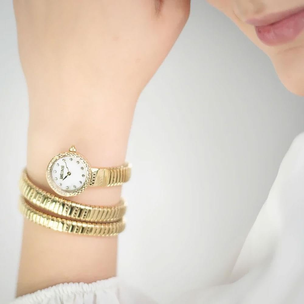 Жіночий Аналоговий Кварцовий Годинник Just Cavalli Classic JC1L302M0025 Золотистий, фото №2