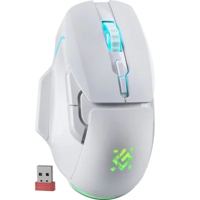 Мышка Defender Stix GM-009 LED Wireless White (52009), фото №4 Мышка Defender Stix GM-009 LED Wireless White (52009), фото №4