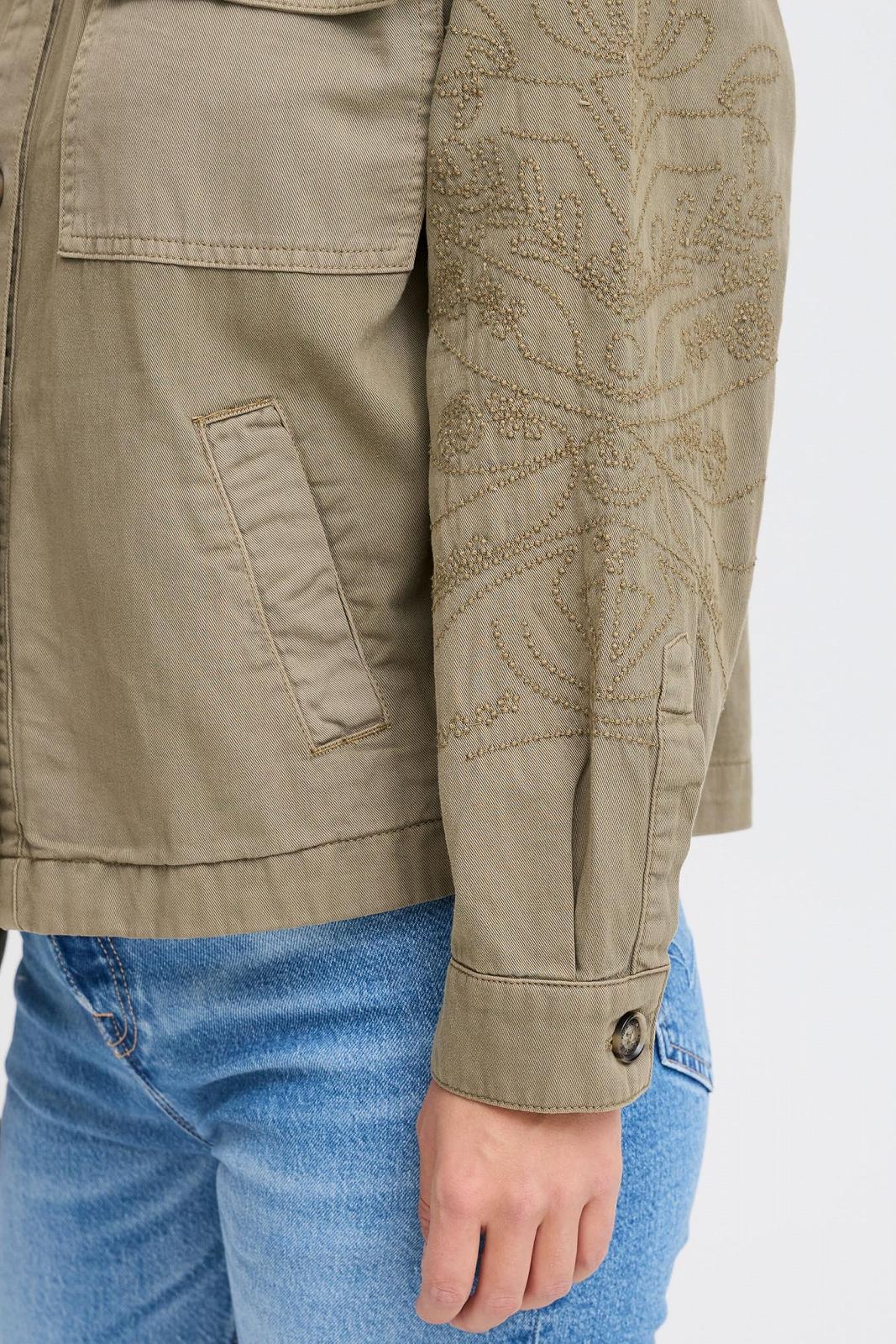 Джинсовая Куртка PULZ JEANS PZLAINA Женская Джинсовая Переходная Куртка 100% Хлопок Свободный крой, фото №5