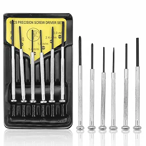 Набір викруток Erzekrim Mini Precision Mechanic 6 в 1 для годинників, окулярів, комп'ютерів та ремонту перемикачів - Фото 1