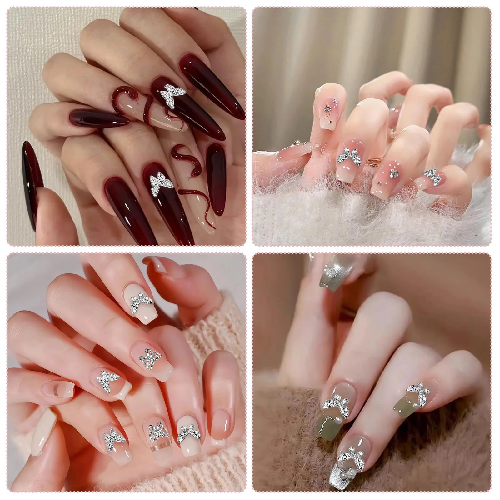 Бантик Giantree 60шт Сріблястий, фото №6