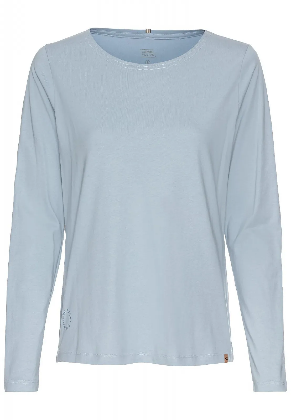 Жіночий світшот camel active з круглим вирізом з чистої бавовни, фото №1