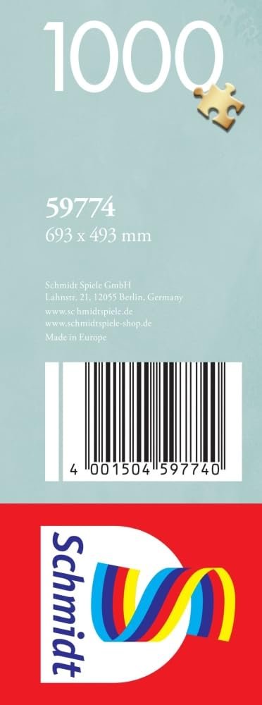 Пазл Schmidt Spiele Thomas Kinkade Dawn in Emerald Valley 59774 1000 элементов, фото №2