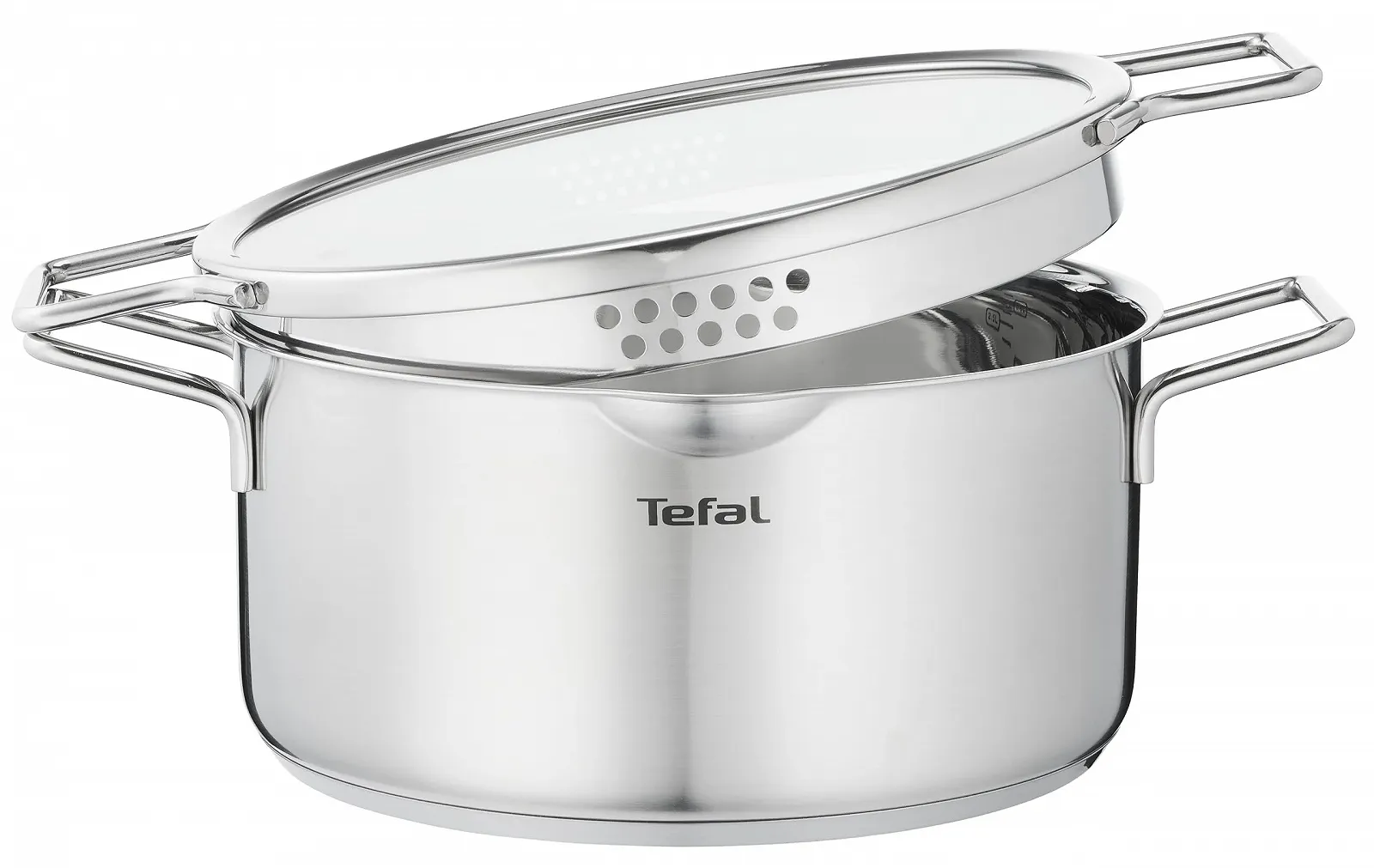 Каструля Tefal Nordica 20 см Нержавіюча сталь, фото №3