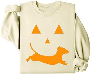 Свитшот Такса и Хэллоуин - Фото 1